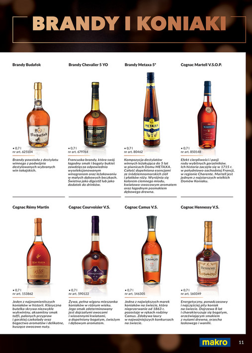Gazetka Promocyjna MAKRO login Alkohole i akcesoria do serwowania