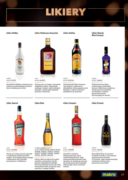 Gazetka Promocyjna MAKRO login Alkohole i akcesoria do serwowania